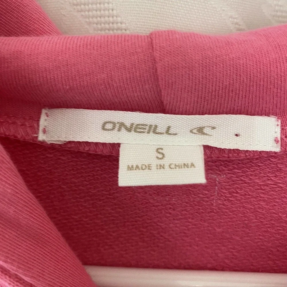 NWOT O'Neill Girl's Fallon Fleece Pink Hoodie Sweatshirt Pullover Long S…